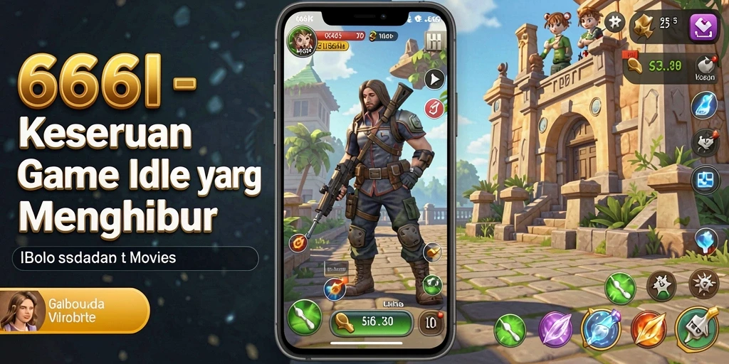 Tangkapan layar utama <strong>666I</strong> menunjukkan gameplay yang sederhana dan menarik.