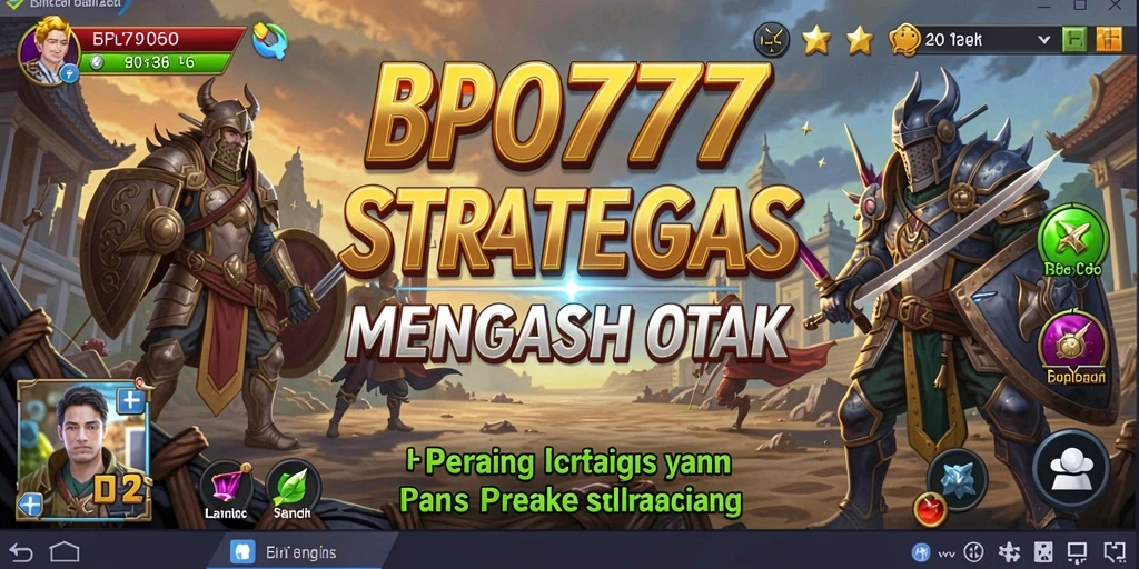 Tampilan dinamis dari gameplay BPO777 yang penuh strategi.