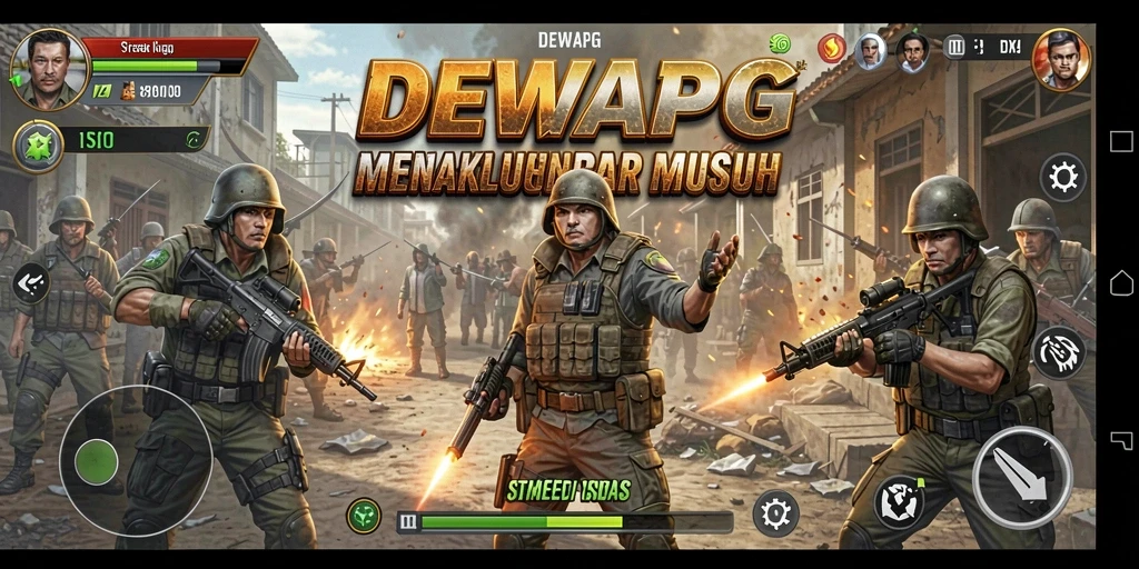 Tampilan strategi yang mendebarkan dalam DEWAPG.