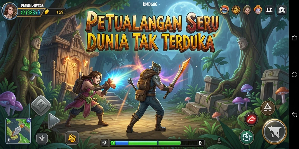 Gameplay seru DMD686 yang penuh petualangan.