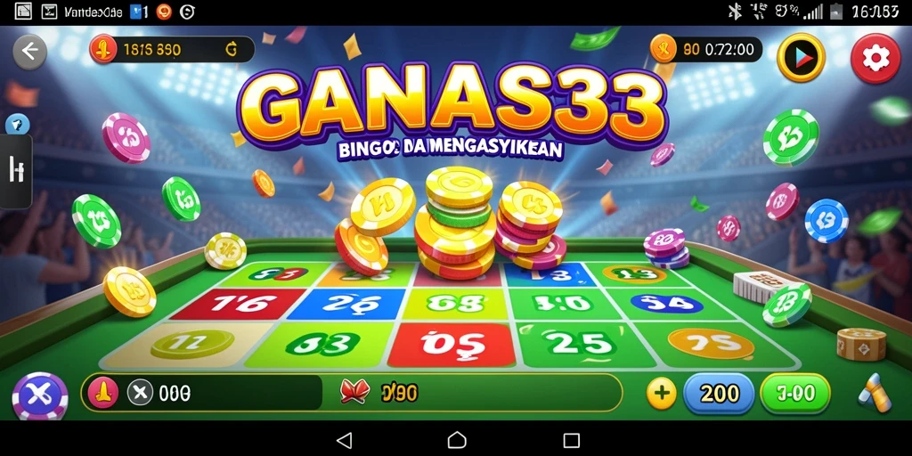Tangkapan layar permainan Bingo yang mengasyikkan di GANAS33.