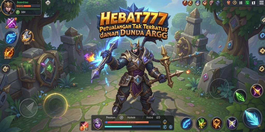 Tangkapan layar dari gameplay mendebarkan HEBAT777.