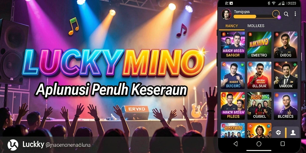 Tampilan gameplay LUCKYMINO yang menyenangkan dan interaktif