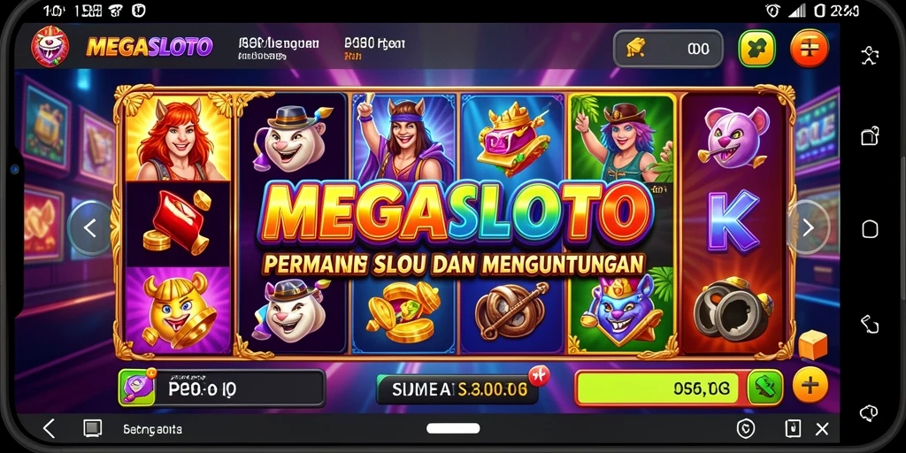 Tampilan permainan Slot yang menarik di MEGASLOTO.