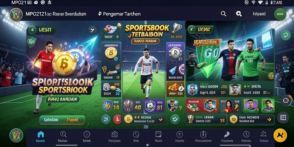 Screenshot gameplay yang menunjukkan fitur taruhan langsung di MPO2121.