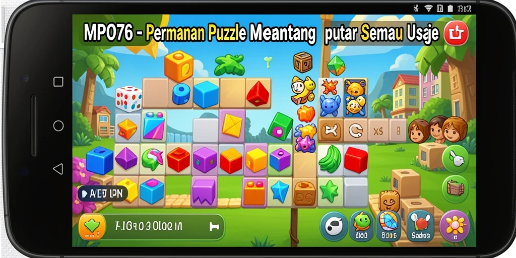 Screenshot MPO76 menampilkan gameplay Puzzle yang seru dan menarik.