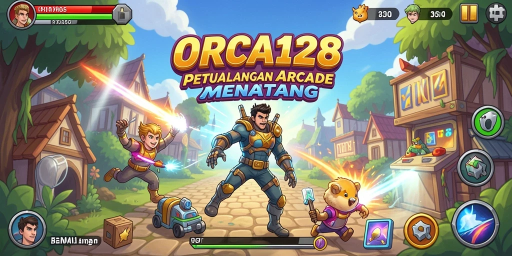 Tampilkan gameplay seru di ORCA128 dengan grafis menarik.