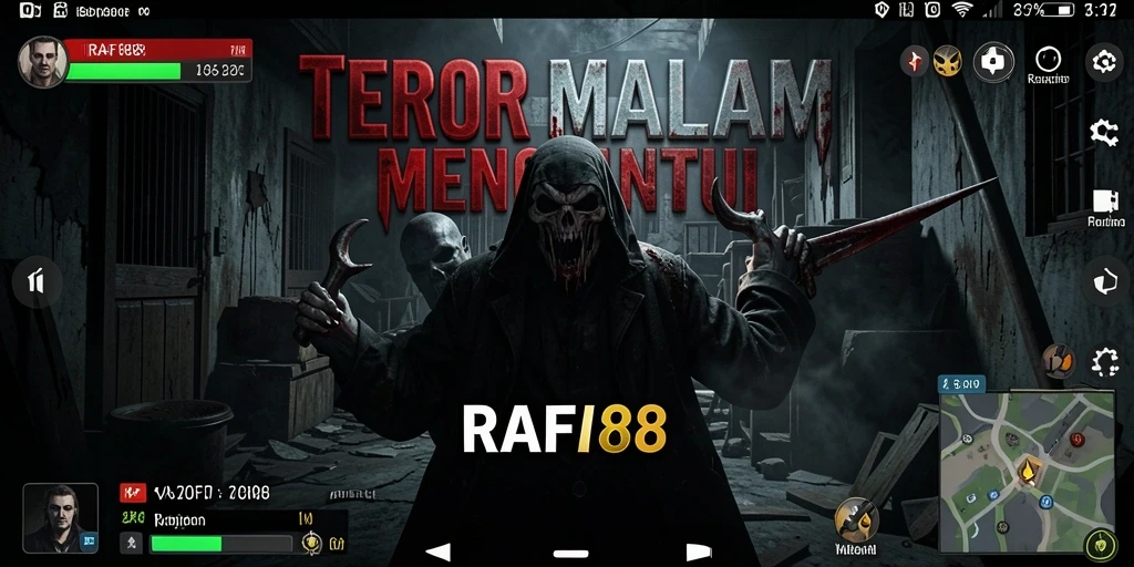 Tangkapan layar dari gameplay menegangkan di RAFI88.