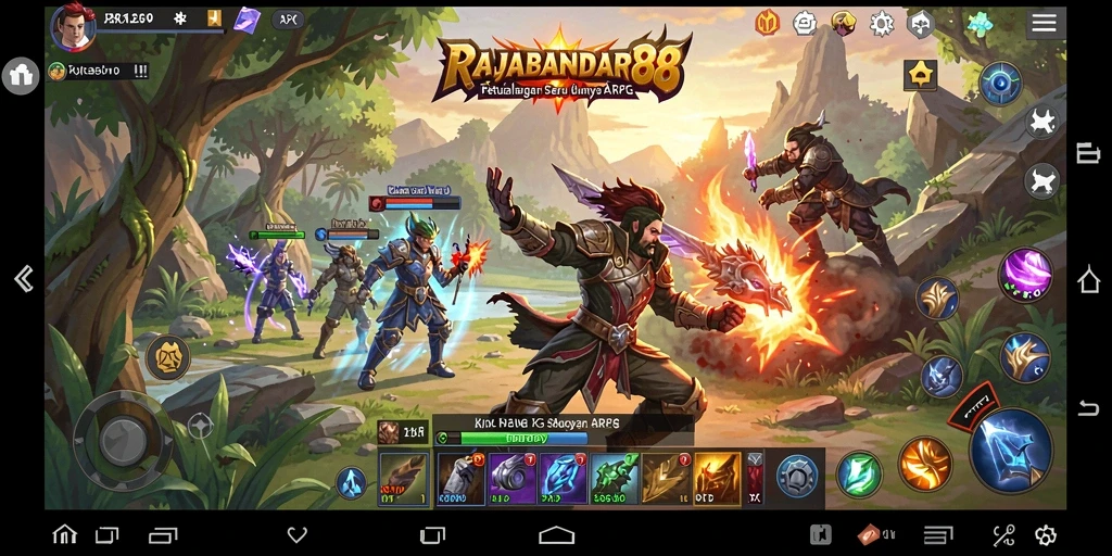 Gameplay seru dalam dunia fantastis RAJABANDAR88.