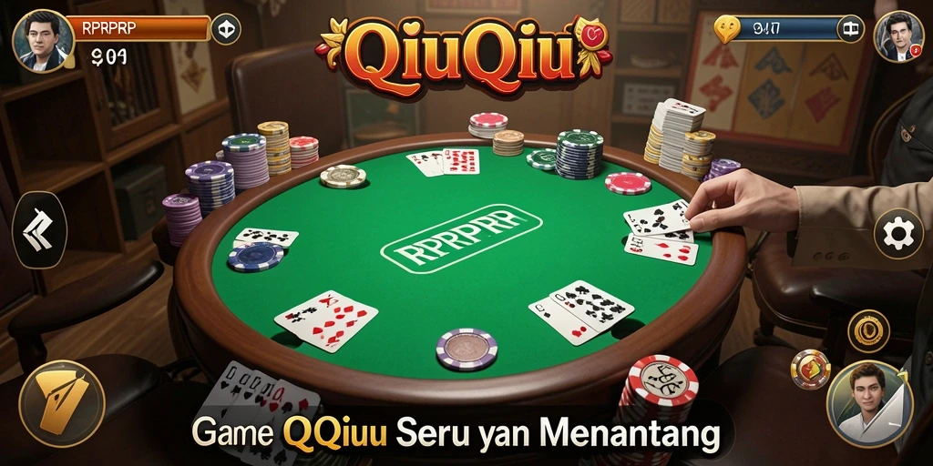 Screenshot gameplay RPRPRP menampilkan aksi seru permainan QiuQiu.