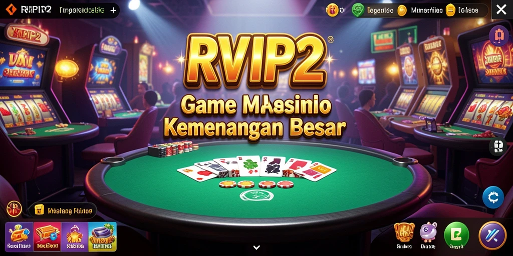 Tampilan gameplay menarik dari aplikasi Kasino RVIP2.