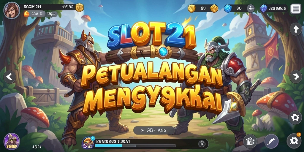 Tampilan gameplay yang menakjubkan dari SLOT21 dalam dunia terbuka.