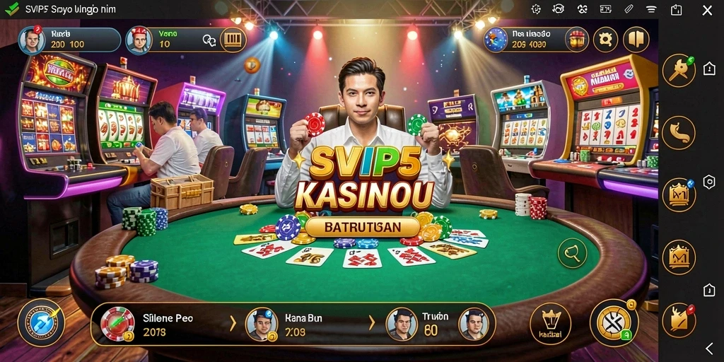 Tampilan gameplay menarik dari SVIP5 yang memukau.