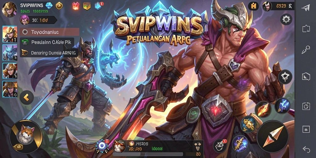 Screenshot dari gameplay menarik di dalam dunia SVIPWINS.